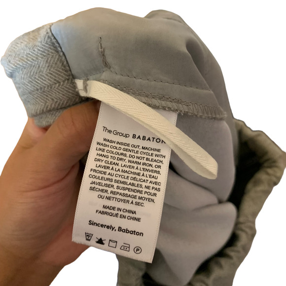 Aritzia The Group by Babaton Jimmy Pant Drawstring Light Grey size S - Picture 5 of 7